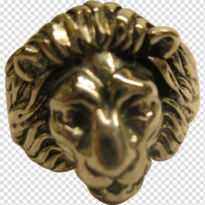 Sterling silver Lion 01504 Bronze, silver transparent background PNG clipart