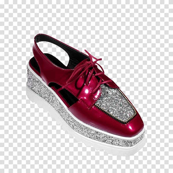 Platform shoe Wedge Sequin Sneakers, Platform Shoes transparent background PNG clipart