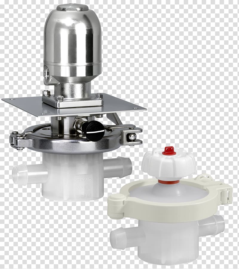 Diaphragm valve GEMÜ Gebr. Müller Apparatebau GmbH & Co. KG Pneumatics Control valves, others transparent background PNG clipart