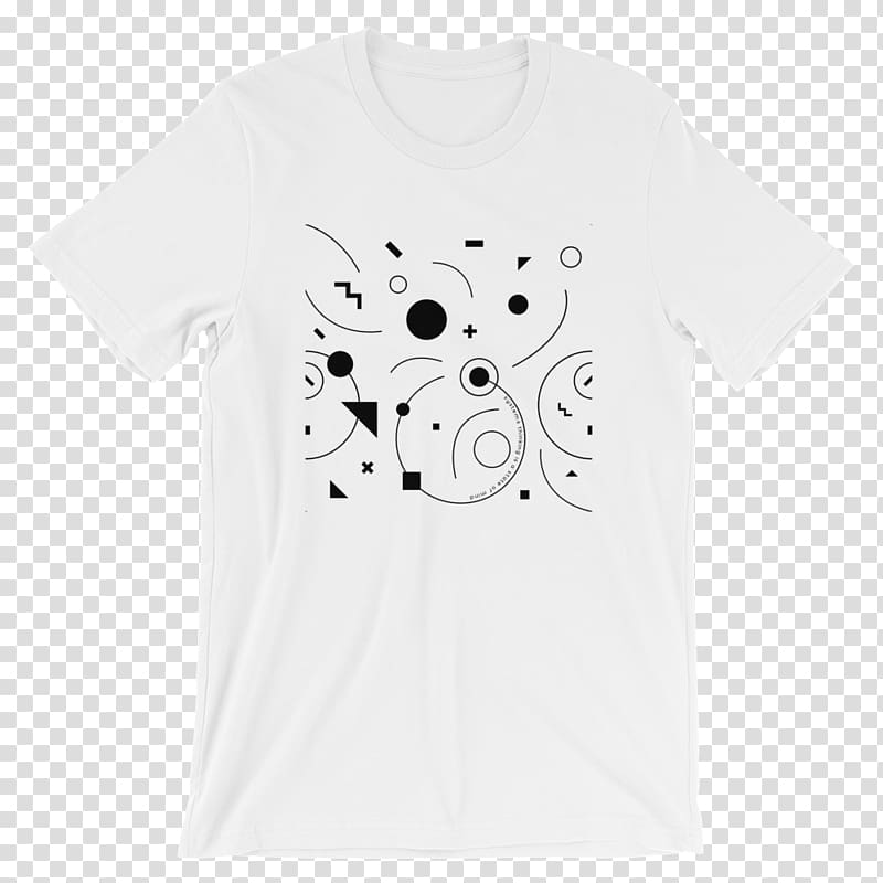 T-shirt Visual arts Sleeve Neck, T-shirt transparent background PNG clipart