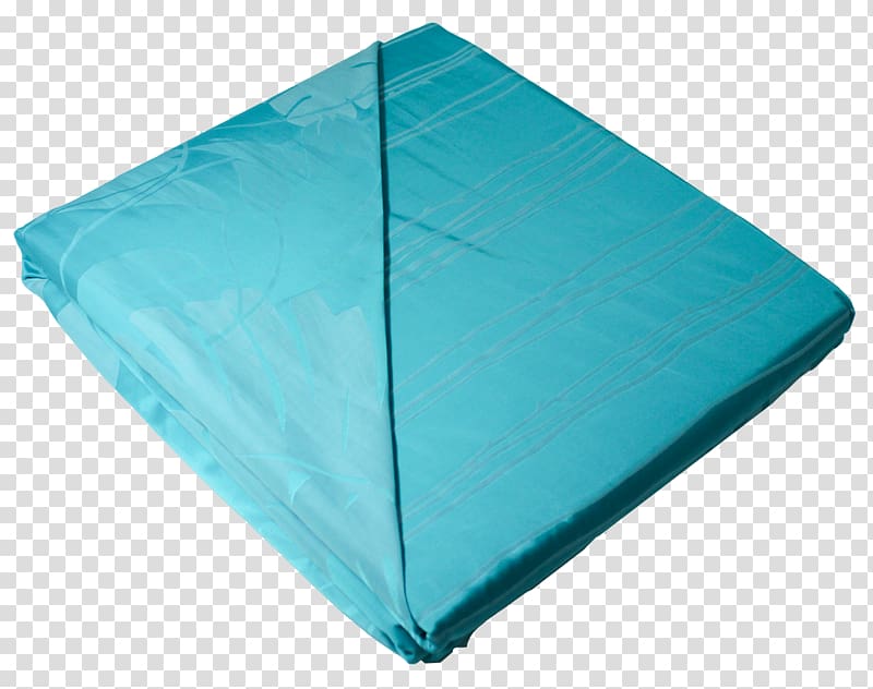 Turquoise Mattress, bedsheet transparent background PNG clipart