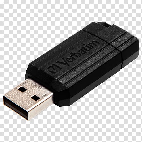 USB Flash Drives SanDisk Cruzer Blade USB 2.0 Computer data storage Verbatim Pinstripe 2.0, USB transparent background PNG clipart