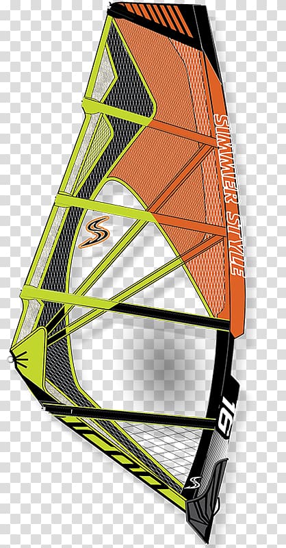 Sailing Windsurfing Segellatte Simmering, orange drawing transparent background PNG clipart