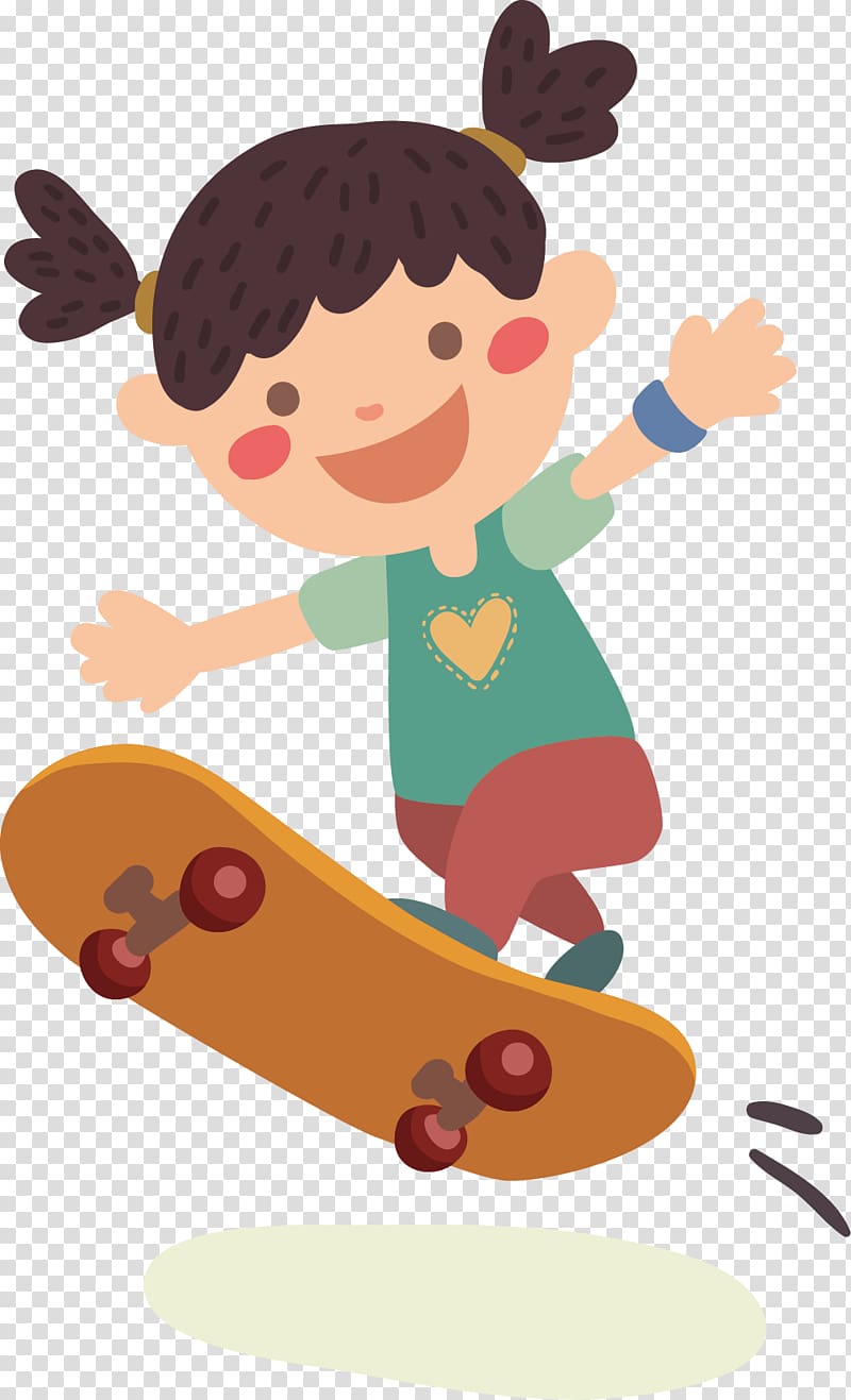 Skateboarding Ice skating Ice skate Girl Distribution Company, Skateboard girl illustration transparent background PNG clipart