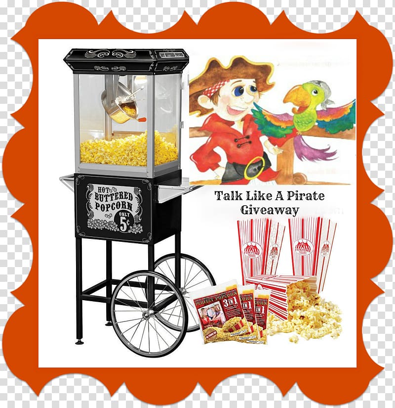 Popcorn Makers Oil Cotton candy Machine, popcorn transparent background PNG clipart