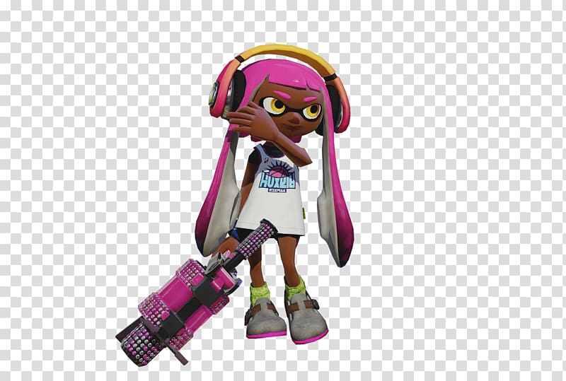 Splatoon 2 Weapon Wii U Video game, Lay transparent background PNG clipart