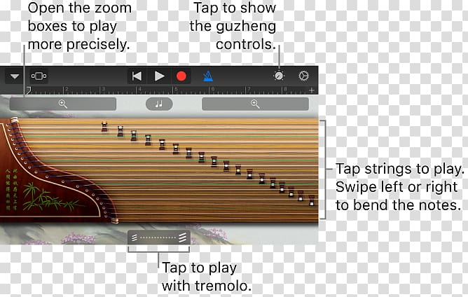 Guzheng Musical Instruments Zither String Instruments, musical instruments transparent background PNG clipart