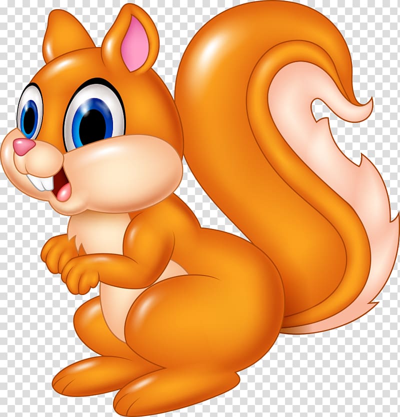 squirrel illustration, Squirrel Chipmunk Rodent Cartoon, Cute squirrel transparent background PNG clipart