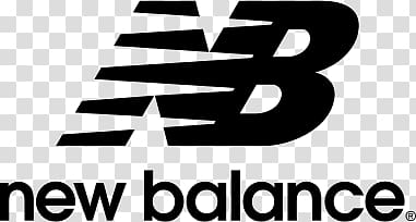New Balance Black Logo transparent background PNG clipart