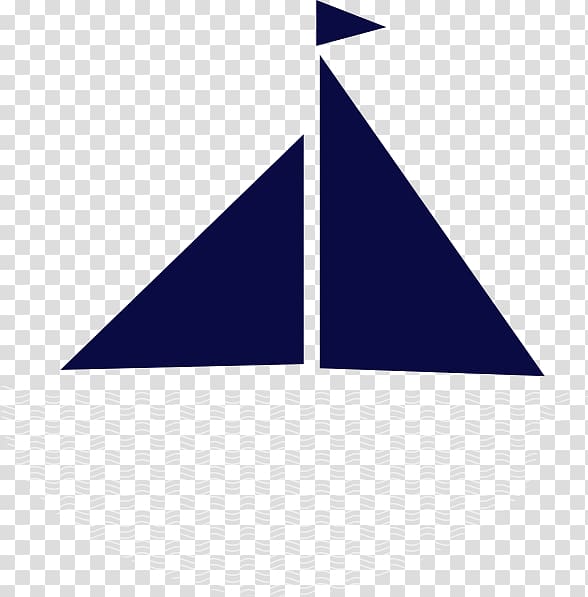 Sailboat Blue , navy transparent background PNG clipart