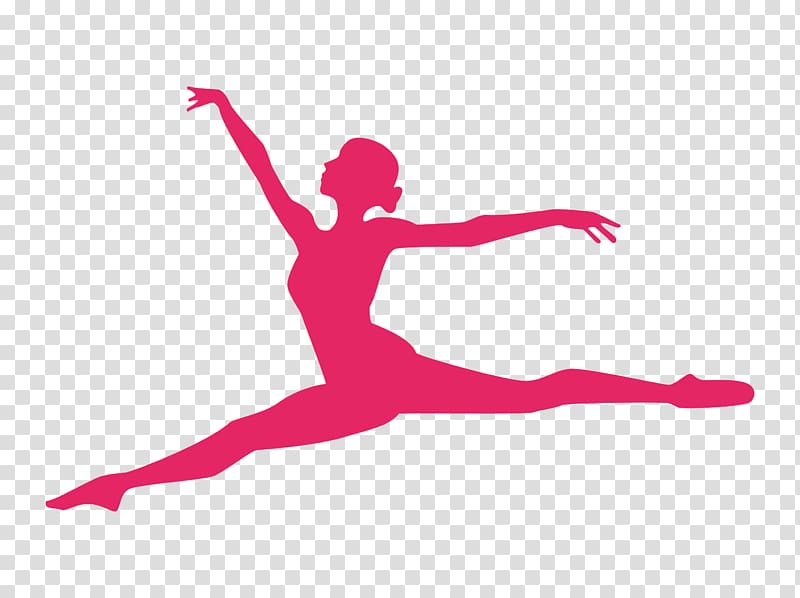 Pink ballerina illustration, Ballet Dancer Gymnastics, gymnastics  transparent background PNG clipart | HiClipart