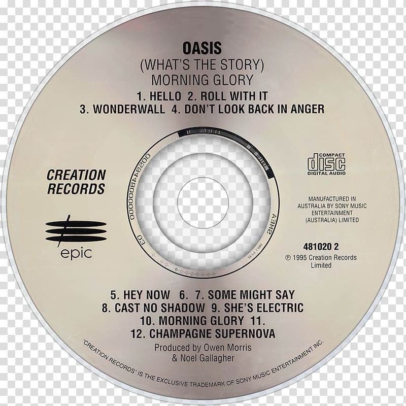 Compact disc (What\'s the Story) Morning Glory? Oasis Album, others ...
