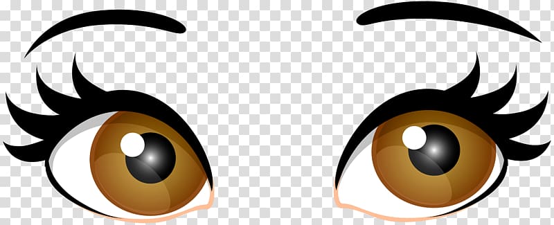 working of human eye animation clipart