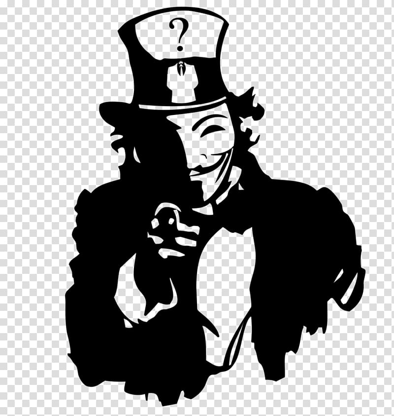 Uncle Sam Anonymous Stencil , we want you transparent background PNG clipart