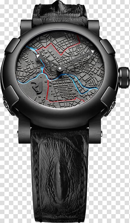 Watch RJ-Romain Jerome Rolex Submariner Clock Brand, watch transparent background PNG clipart