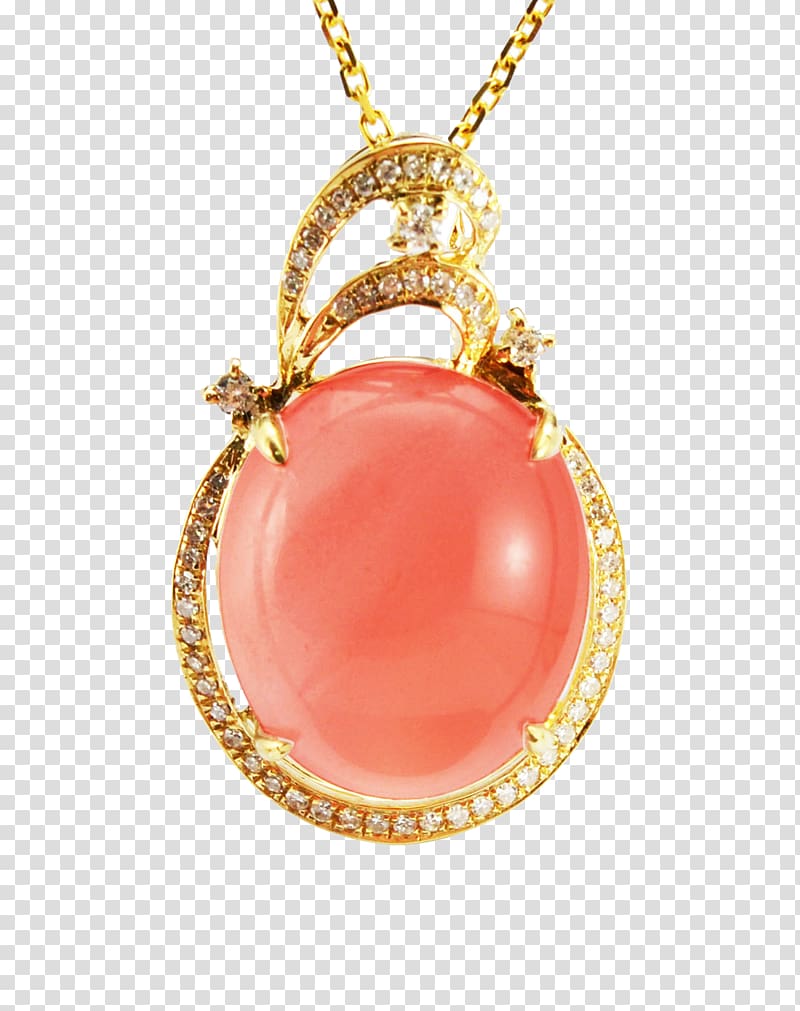 Gemstone Euclidean , material gold ruby ​​pendant transparent background PNG clipart