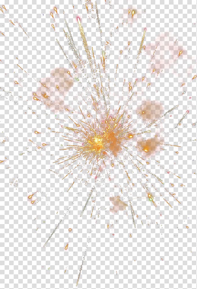 Petal Yellow Pattern, Fireworks transparent background PNG clipart