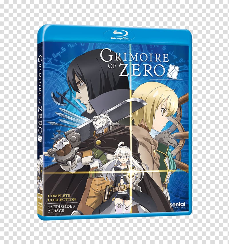 Grimoire of Zero Anime Sentai Filmworks Television show, zero grimoire of zero transparent background PNG clipart