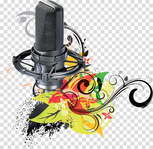 Microphone Music Art, microphone transparent background PNG clipart