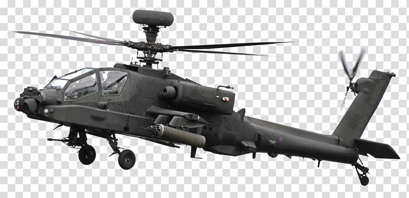 black helicopter, Helicopter Boeing AH-64 Apache AgustaWestland Apache Boeing CH-47 Chinook Military, Helicopter transparent background PNG clipart