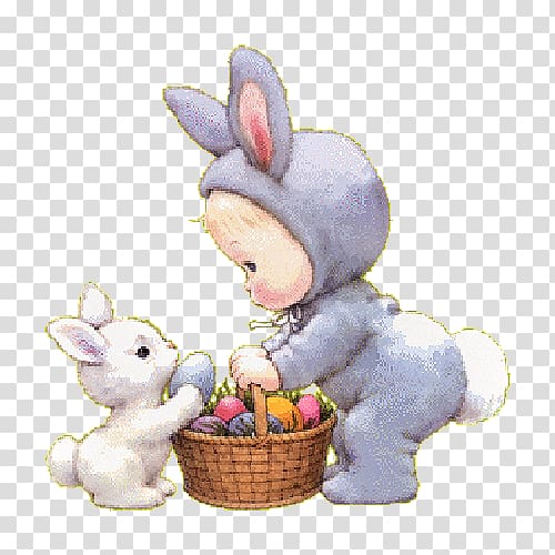 European rabbit Easter Bunny, rabbit transparent background PNG clipart