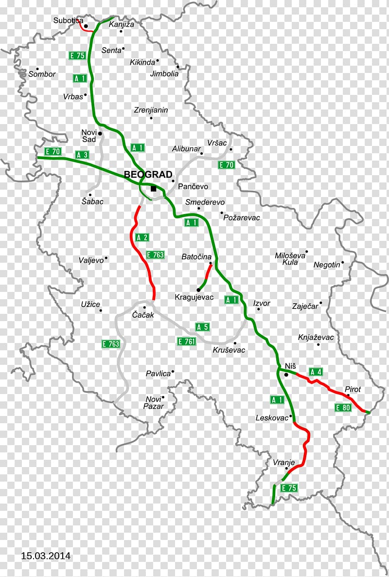 Motorways in Serbia Roads in Serbia A2 motorway A4 motorway A1 motorway, road transparent background PNG clipart