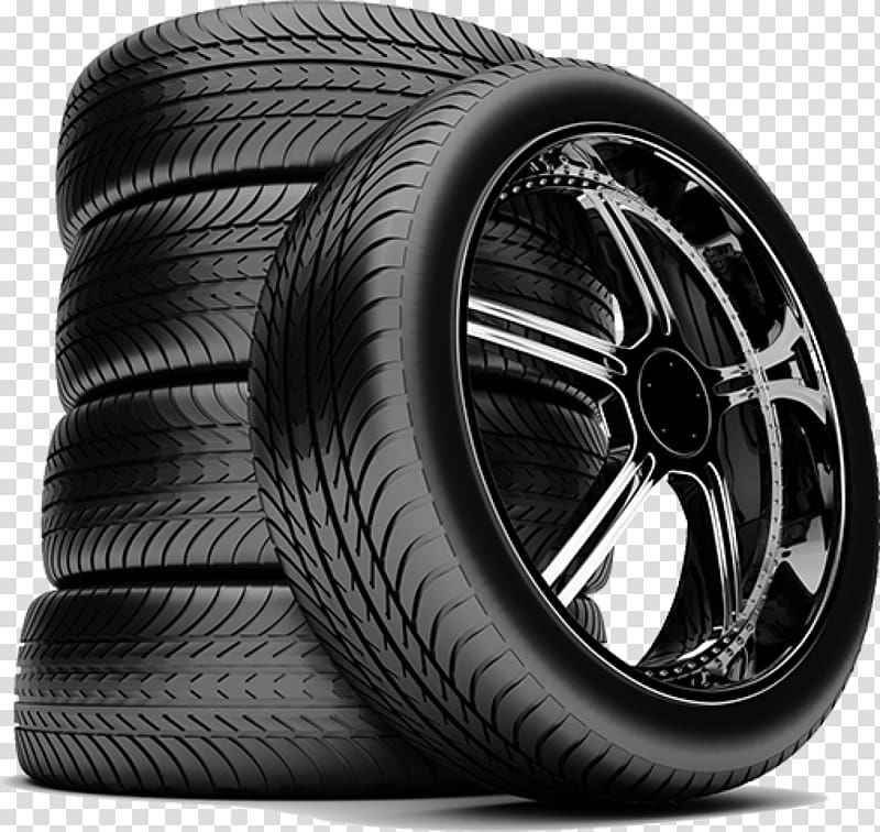 chrome 5-spoke automotive wheel and tire, Car Tire Rim Vehicle Wheel alignment, tires transparent background PNG clipart