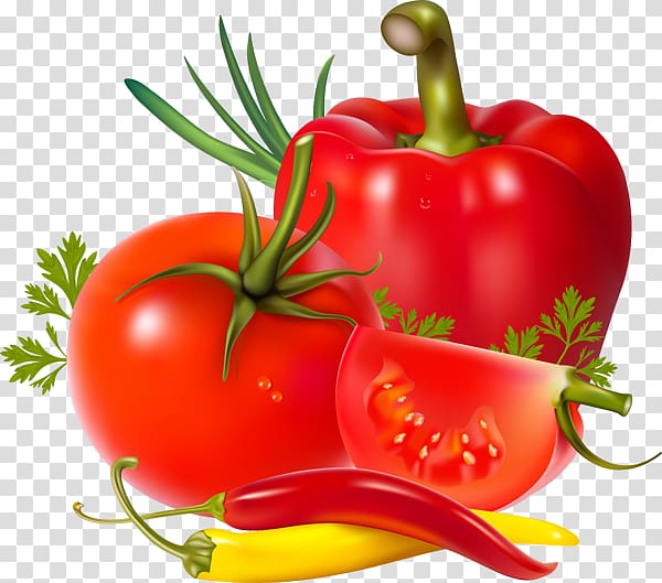 Salsa Tomato juice Vegetable Chili pepper, peppers transparent background PNG clipart