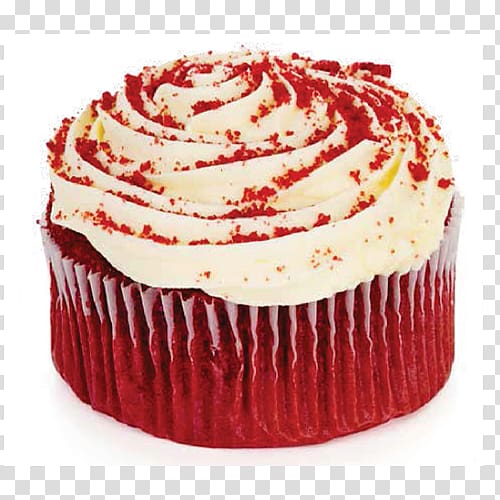 Red velvet cake Frosting & Icing Cupcake Cream, red velvet transparent background PNG clipart