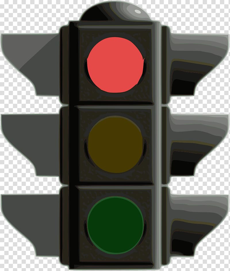 Traffic light Turn on red, traffic light transparent background PNG clipart