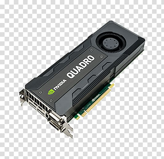 Graphics Cards & Video Adapters Nvidia Quadro Graphics processing unit GDDR5 SDRAM PCI Express, nvidia transparent background PNG clipart