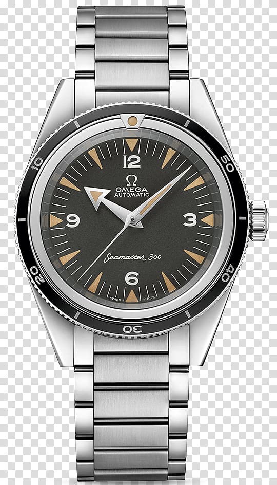 Omega Speedmaster Omega Seamaster Omega SA Watch OMEGA Men\'s Seamaster 300 Master, watch transparent background PNG clipart