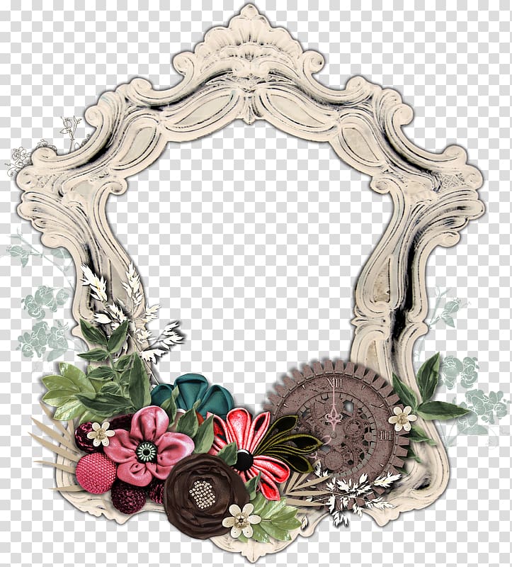 Paper Floral design Digital scrapbooking, romance transparent background PNG clipart
