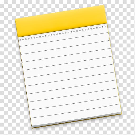 Notes macOS OS X Yosemite Computer Icons, Notes transparent background PNG clipart