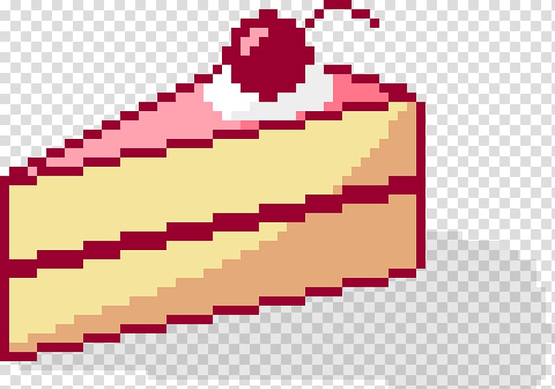 Birthday cake Wedding cake Cupcake Pixel art, pixel transparent background PNG clipart