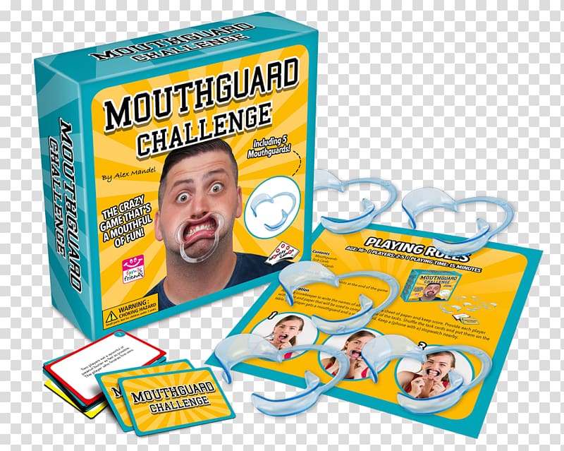 Dental Mouthguards Card game Party game Board game, mouth speak out game transparent background PNG clipart