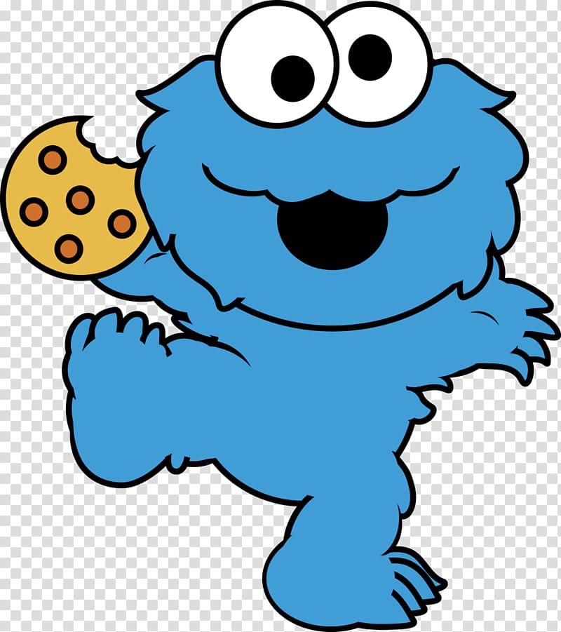 Cookie Monster , Happy Birthday, Cookie Monster Elmo Biscuits , Eating Cookies transparent background PNG clipart