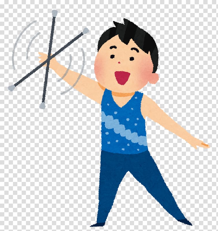 Twirling Batons Clipart