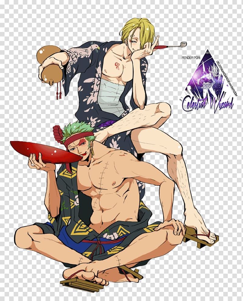 Roronoa Zoro Vinsmoke Sanji Nami Monkey D. Luffy Trafalgar D. Water Law, one piece transparent background PNG clipart