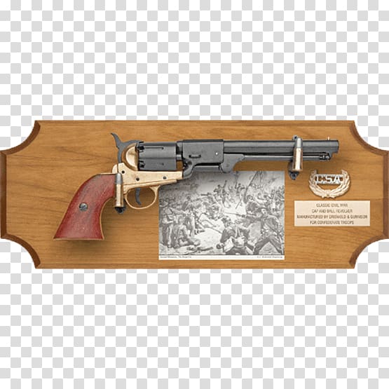 Firearm Colt 1851 Navy Revolver Weapon Pistol, civil war bullets and guns transparent background PNG clipart