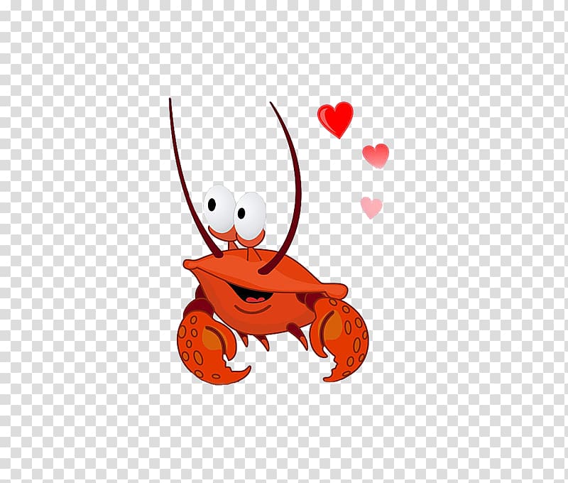 A House for Hermit Crab Seafood , Cartoon crab transparent background PNG clipart