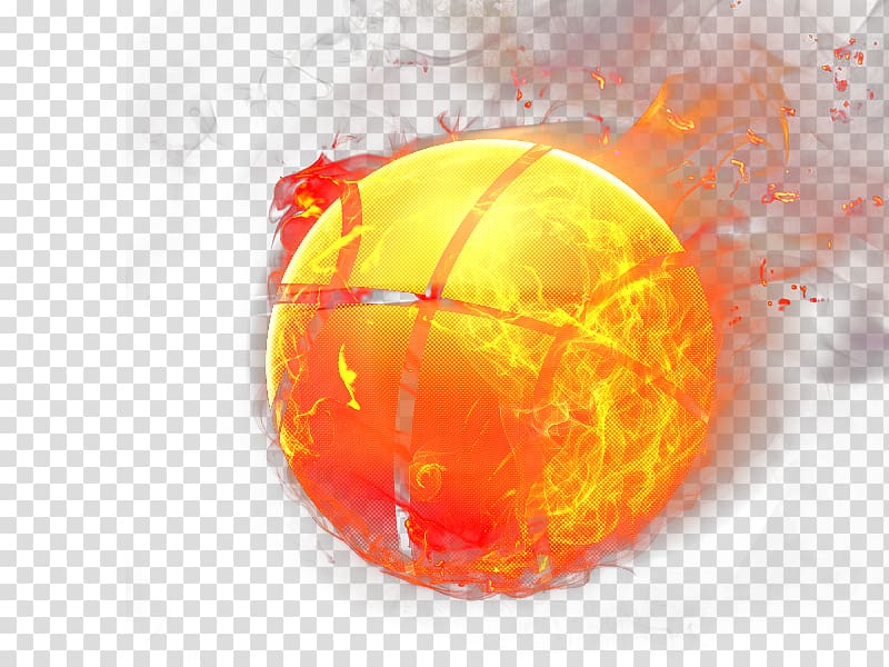 Flame Basketball Computer file, Flame basketball transparent background PNG clipart