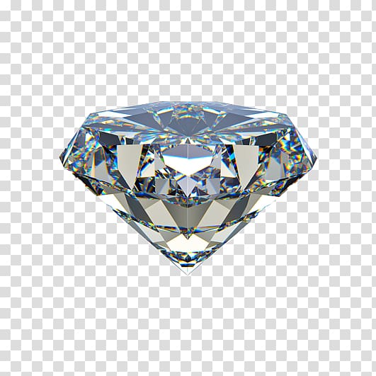 Diamond Gemstone Jewellery Illustration, Luminous diamond jewelry advertising transparent background PNG clipart