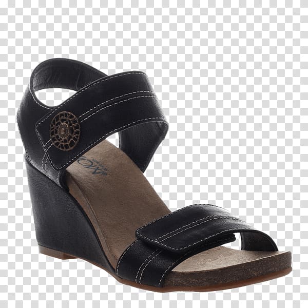 AXXIOM Ladies Footwear Spring Sandbar in Black M055 Shoe Suede Sandal Slide, sandal transparent background PNG clipart