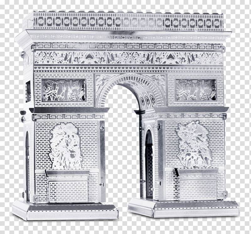 Arc de Triomphe Metal Laser cutting Laser engraving Etching, others transparent background PNG clipart