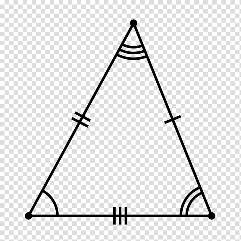 Isosceles triangle Acute and obtuse triangles Equilateral triangle Triangle escalè, triangle transparent background PNG clipart