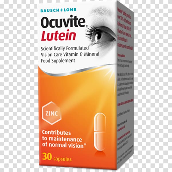 Dietary supplement Bausch & Lomb Lutein Vitamin Bausch + Lomb Biotrue ONEday, lutein transparent background PNG clipart
