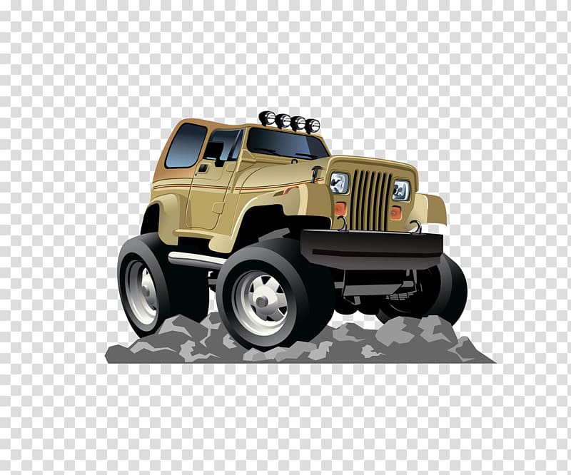 Jeep Cartoon , Cartoon jeep transparent background PNG clipart