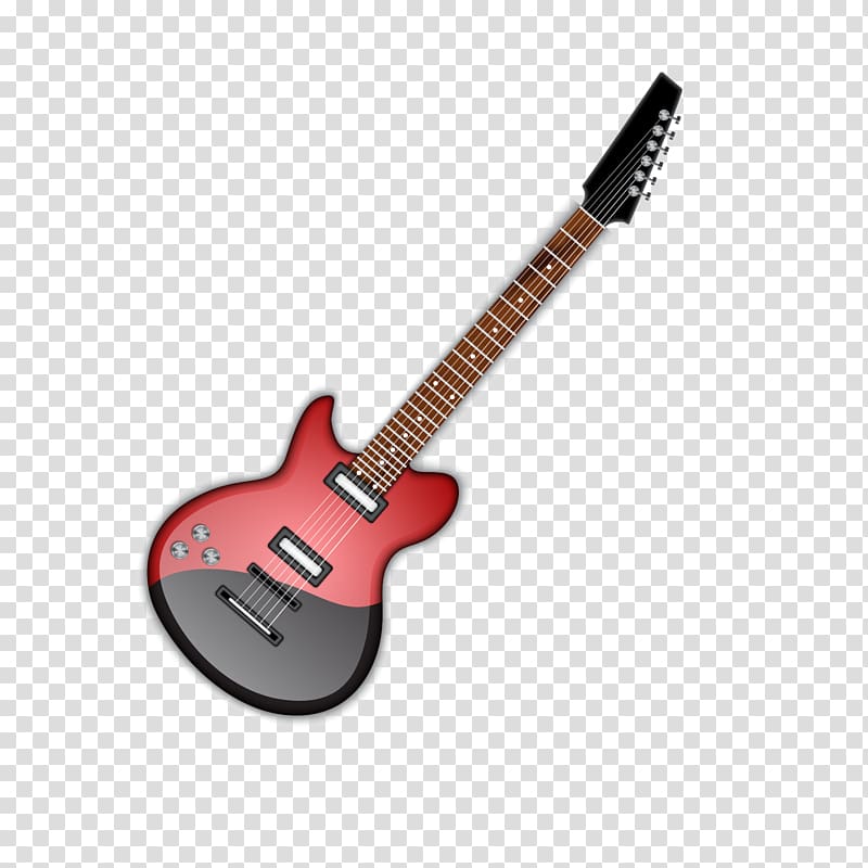 Electric guitar Bass guitar Seven-string guitar Musical instrument, Electric guitar transparent background PNG clipart