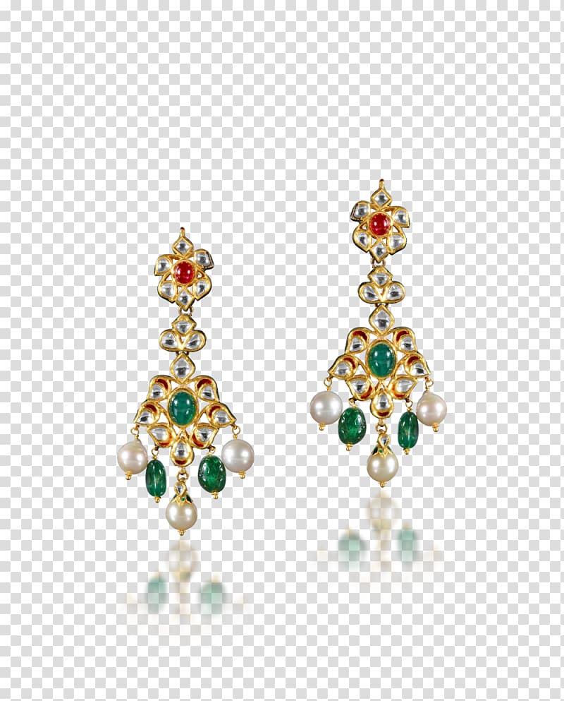 Emerald Earring Jewellery Shree Jewellers Pearl, temple jewellery hyderabad transparent background PNG clipart